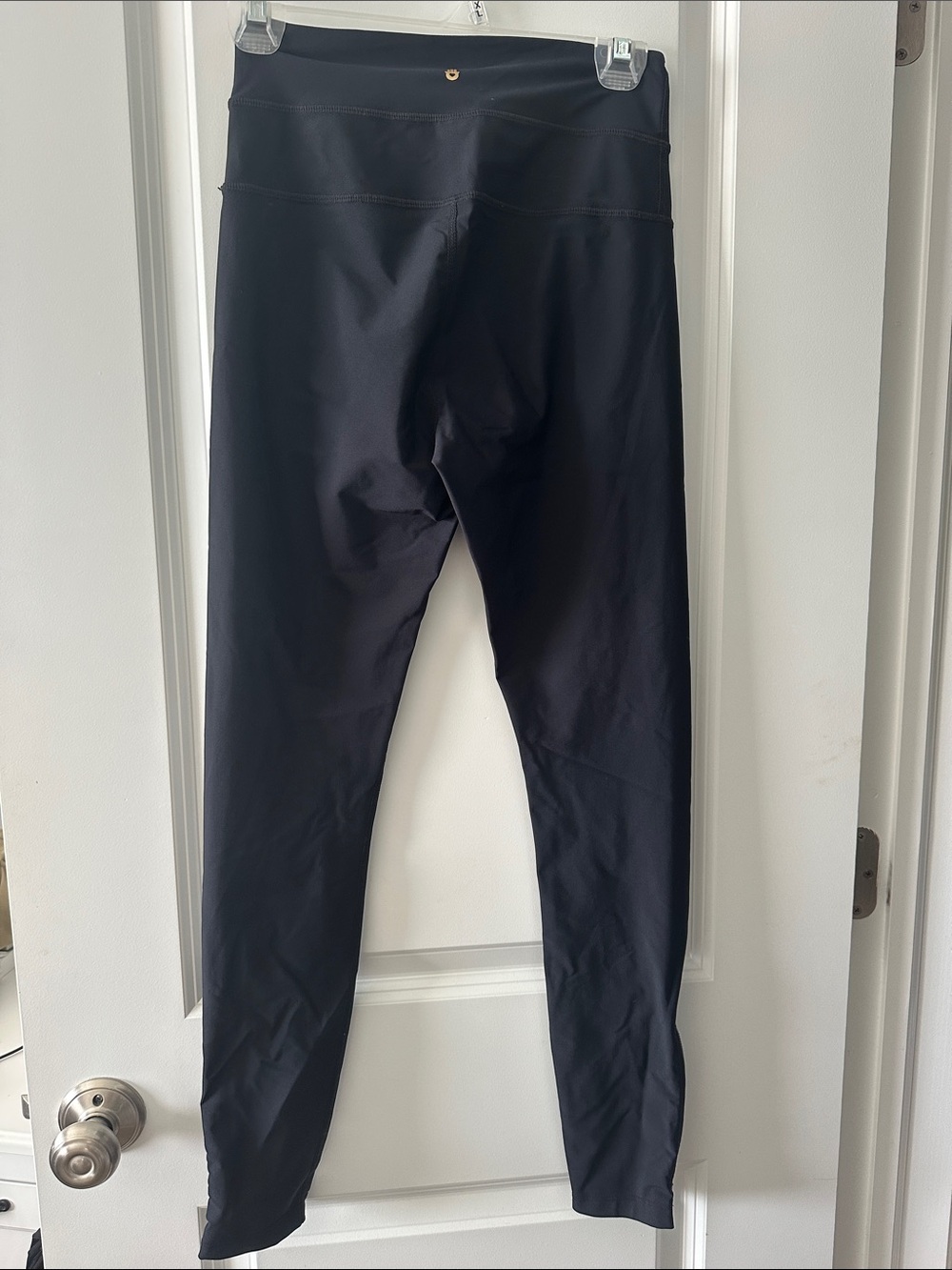 Spiritual Gangster Black High-Waist Leggings with Silver Ankle Zipper